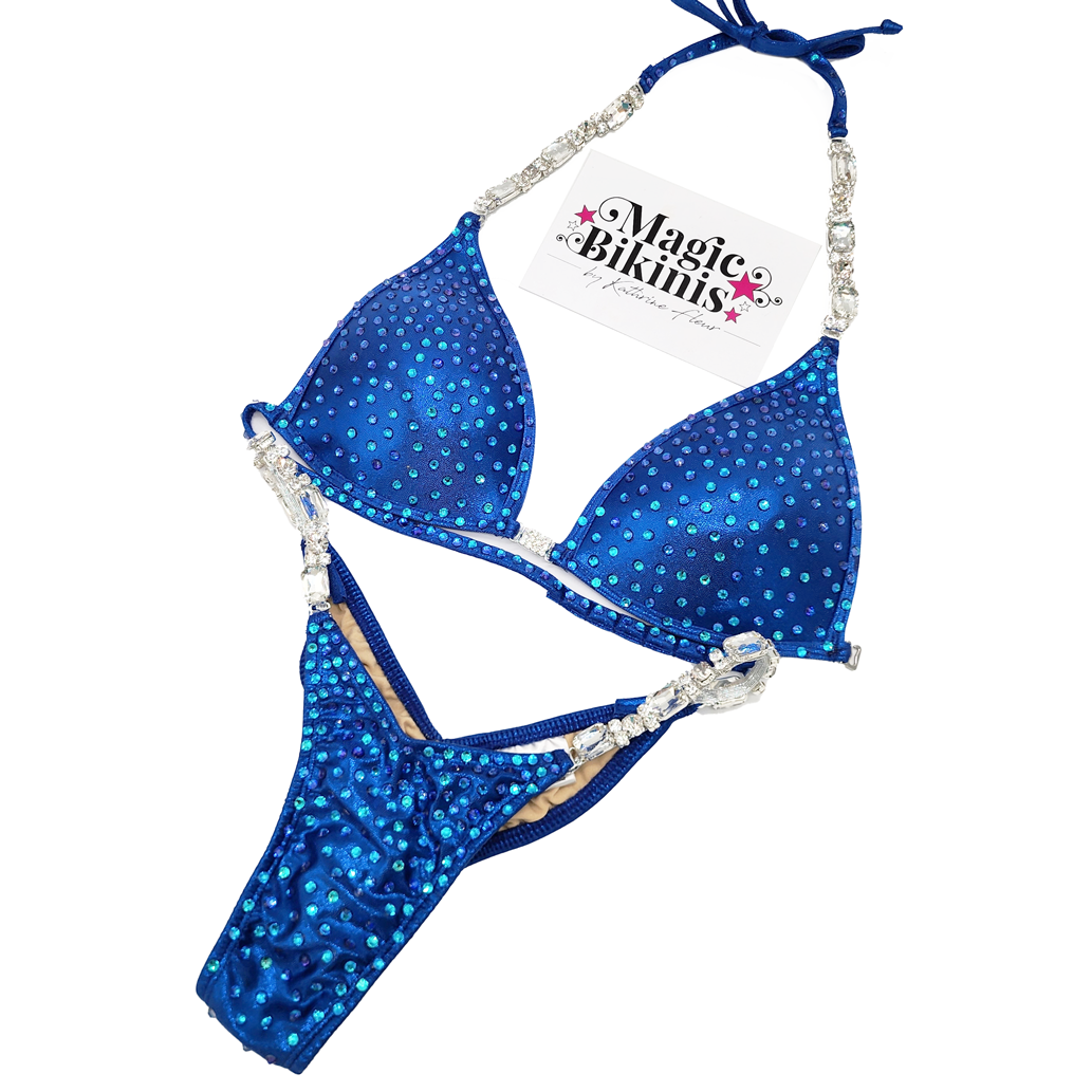 Blue Sparkly Bikini