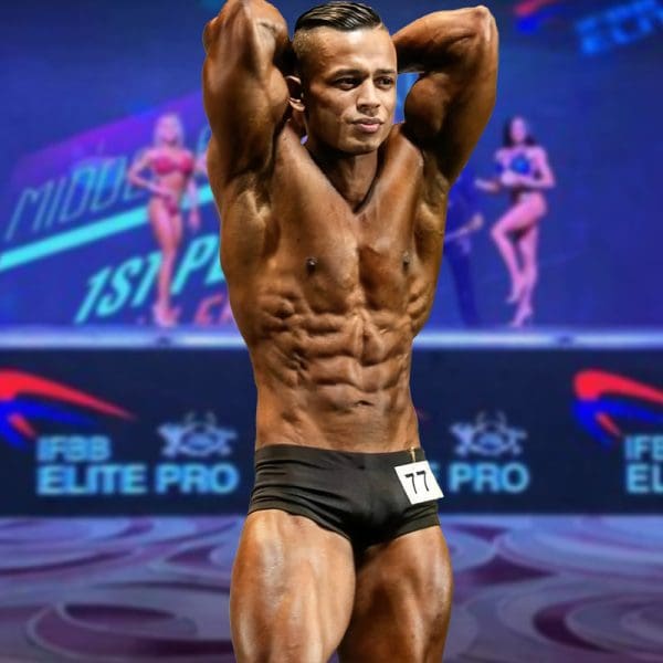 IFBB Elite Pro Mens Classic Physique Gym Shorts Side