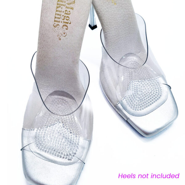 Silicone Sticky Sole Foot Cushions Comfort Pads Magic Bikinis Stage Heels Accessories Clear