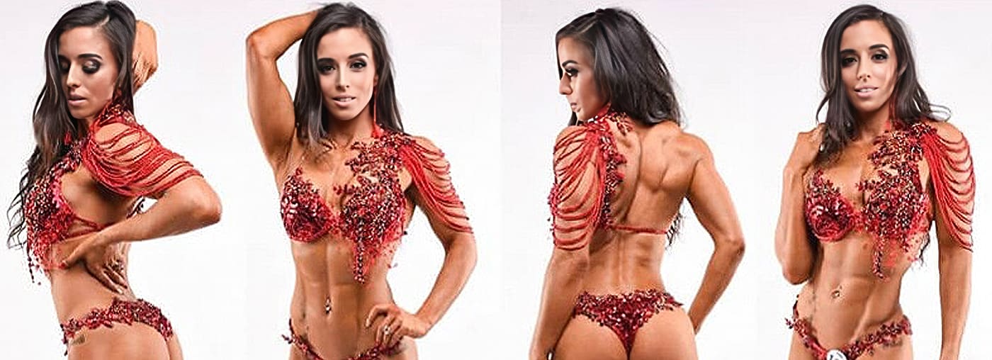 bikini competition custom design