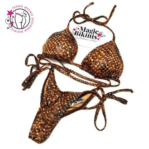 Teenie Weenie Bikini No.70 Golden Brown Dots