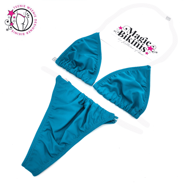 Teenie Weenie Bikini No.12 Peacock Blue No Tan Lines