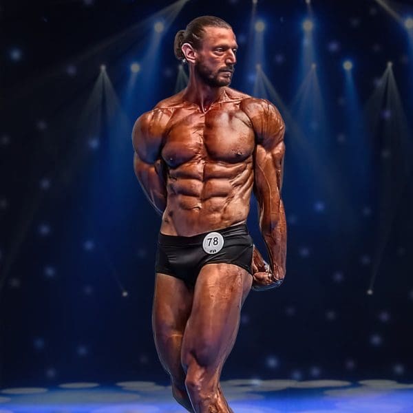 IFBB Elite Pro Men's Classic Bodybuilding Gym Shorts Side