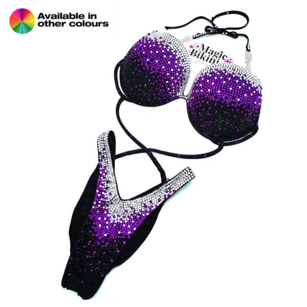 Ombre figure suit Ifbb pro league npc figure suit magic bikinis