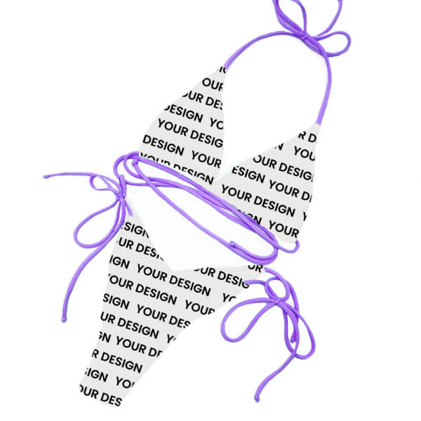 Your own design printed on a beach bikini Magic Bikinis