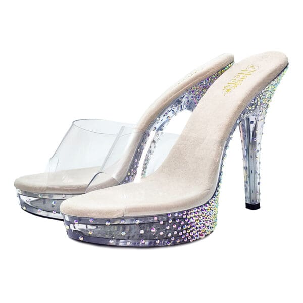 Magic Heels Dazzle AB Bling Princess Double Diffusion Heel – Stage Heels for NPC, IFBB Pro League