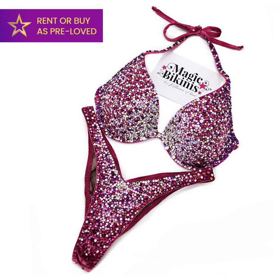 All Sorts Pink IFBB Elite Pro Competition Bikini Pro Bikini