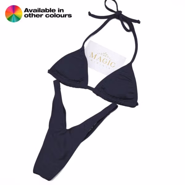 Matte Lycra Posing Bikini Soft Cup with Straight Strap