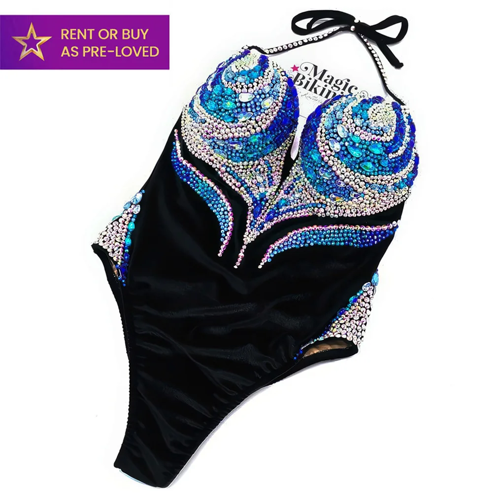 Lunar Eclipse Moonstone IFBB Elite Pro Competition Bodysuit Rental
