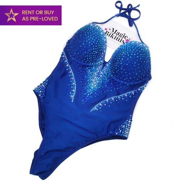 Rocking Royal IFBB Elite Pro Competition Bodysuit Rental