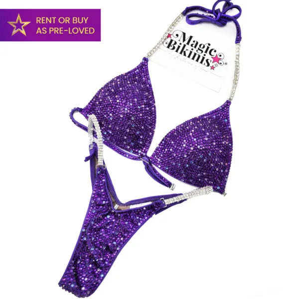 Purple Haze NPC Style Pro Bikini purple ultra npc style rental bikini Magic Bikinis