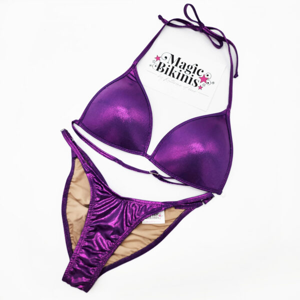 NPC Fit Model Bikini 208 Purple In stock Small Medium Stage bikini IFBB pro league style