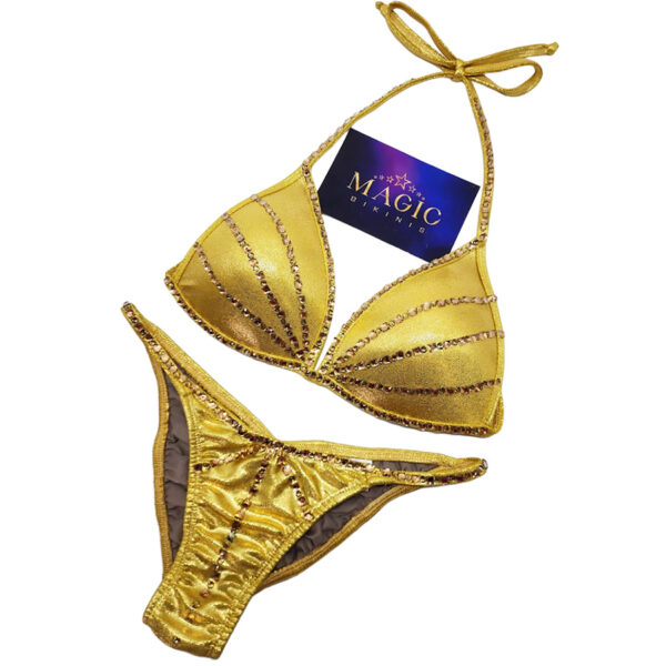 NPC Style Competition Bikini Gold Mystique