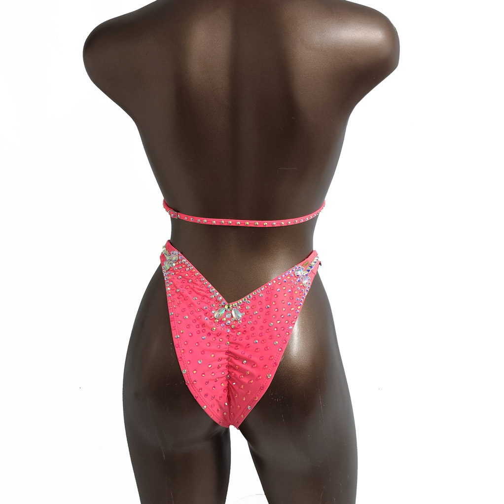 IFBB Elite Pro stage bikini and figure suit by Magic Bikinis Coral Beauty