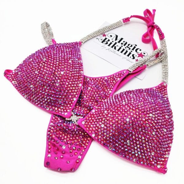 Barbie World Magic Bikinis Rental IFBB Pro League NPC pink stage suit for hire
